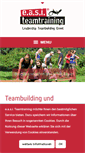 Mobile Screenshot of easi-teamtraining.de
